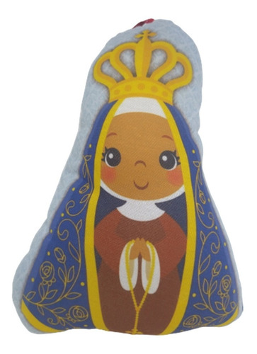 Almofada Decorativa Nossa Senhora Aparecida 25cm Altura