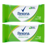 Jabón De Tocador Glicerina Bamboo Fresh Rexona 3x125g X 2u