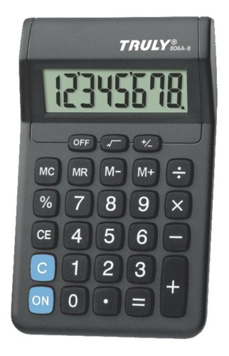 Calculadora De Mesa Truly 8 Dígitos 806a