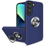 Funda Samsung Galaxy S22 Plus Anillo 360 Con Soporte - Azul
