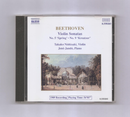 Beethoven Violin Sonatas Nishizaki Jeno Jandó Cd Alemania