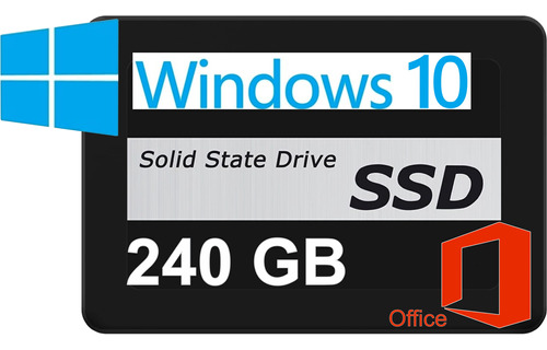 Ssd 240gb Com Windows Instalado  + Pacote Office