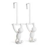 Cabideiro / Cabide / Ganho De Porta Buddy - Branco Umbra