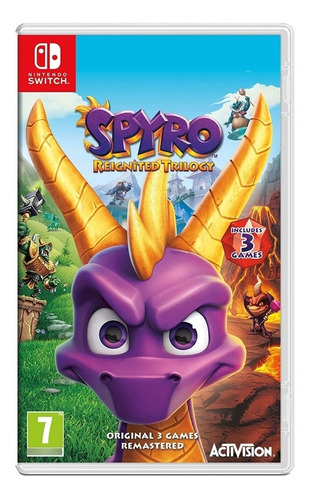 Spyro Reignited Trilogy Switch - Juego Fisico - Envio Rapido