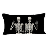 Mfgneh Fundas De Almohada De Calavera Para Decoración De Hal