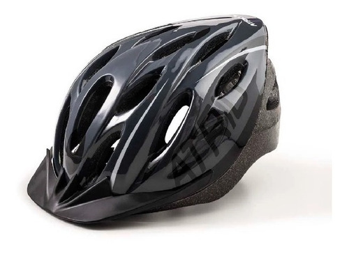 Capacete De Ciclismo Atrio Mtb 2.0 Com Led Bi171 Tam.g Cinza Cor Cinza Com Preto Tamanho G