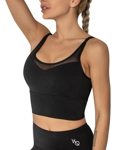 Crop Top Deportivo Correr Gym Secado Rápido Push Up Wx60 Gyk