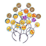 30 Tiara Carnaval Aniversário Zap Emoji Decoração Fantasia