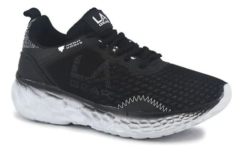 Zapatillas La Gear Running Hombre Color Negro 