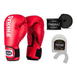 Kit Muay Thai Boxe Luva, Bandagem, Protetor Bucal Original 