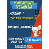 Planeación Español 1 Por Proyectos Secundaria