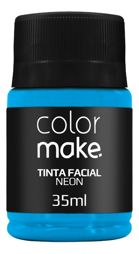 Tinta Líquida Facial Azul Neon 35ml - Colormake