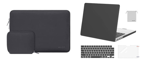 Funda Para Macbook Pro 14'' / Negra + Cubre Teclado