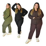 Pack X 2 Conjuntos Talle Grande Pantalón + Campera 