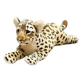 Peluche Cachorro Leopardo Juguete Felpa Realista 60cm 