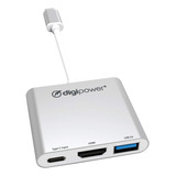 Adaptador Hub Usb C A Hdmi 3 En 1 Para Macbook Pro,air,iPad