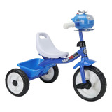 Triciclo Infantil Economico Para Niños Helicoptero A8740 Color Azul