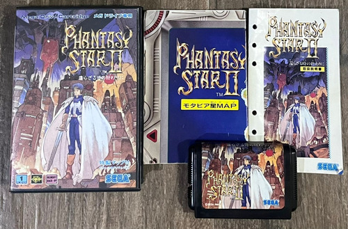 Phantasy Star 2 Mega Drive Original Japones Na Caixa 