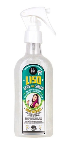 Liso Leve E Solto Spray Antifrizz 200ml - Lola Cosmetics