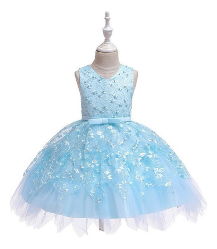 Vestido De Princesa Para Niña De 1 A 3 Años, Elegante Vestid