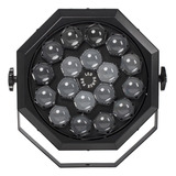 Led Luz De Cabeza Móvil 18x1 2w Rgbw Luz De Escenario Dj