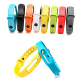 Kit 4 Pulseiras Mi Band 3 E Mi Band 4 - Diversas Cores