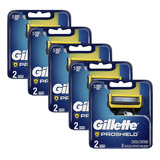 Kit  Cargas Gillette Proshield Com 10 Unidades