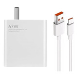 Cargador Original Xiaomi 67w Rápida Turbo Con Cable Tipo C