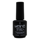 Meliné Esmalte Semipermanente Top Coat Glitter Gel On-off