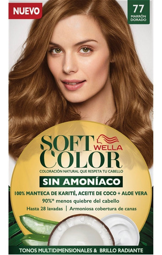 Tintura Coloracion Wella Soft Color Sin Amoniaco Kit