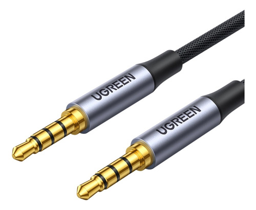 Cable Aux Jack 3.5mm 4 Polos M / M Compatible Microfono 3mts
