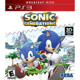 Sonic Generations Standard Edition Sega Ps3 Físico