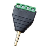 Adaptador Plug P3 / P2 Stereo 4c Para Borne Profissional 