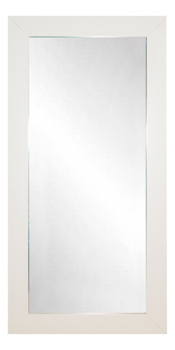 Espelho 1 Metro Por 50 Centimetro - Branco Alto Padrão