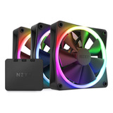 Pack 3 Ventiladores Nzxt F120 Rgb 120mm Negro P Gabinete