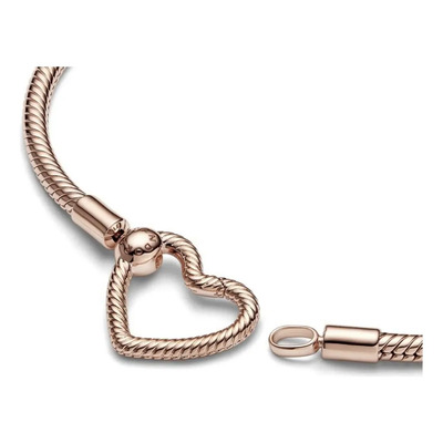 Pulsera Pandora Cadenaserpiente Brochecorazón 14k 582257c00 | Meses sin interés