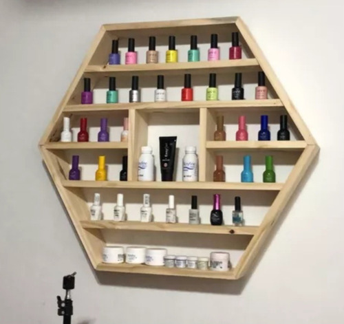 Organizador Estante Hexagonal Para Esmaltes Y Perfumes
