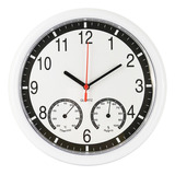Reloj De Pared Creativo Simple De 10 Pulgadas Con Temperatur