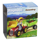 Playmobil Huevos Sorpresa Niño En Tractor 4943