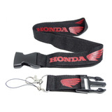 Cuerda Colgante Cuellero Llavero Para Moto Logo Marca Honda