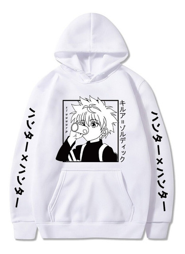 Blusa Moletom Hunter X Hunter Killua Anime Mangá Canguru