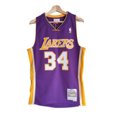 Camiseta Nba Shaquille O'neal Los Angeles Lakers 99-00