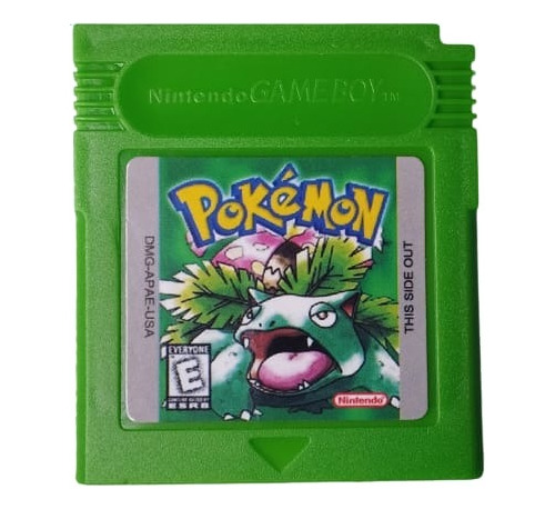 Fita Pokémon Green Cartucho Jogo Compatível Gameboy Gbc Gba