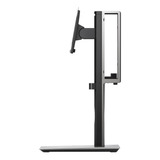 Soporte De Sobremesa Dell Mfs18 Para Televisor/monitor De 19 A 27 Pulgadas, Color Negro Y Plateado