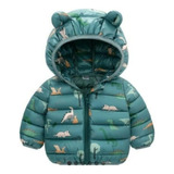 Jaqueta Puffer Capuz Infantil Inverno 1 A 2 Anos Fgratis