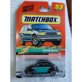 62 Vw Beetle, Matchbox China 1998 C/suspensión, Vocho Volksw