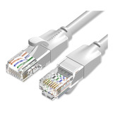 Cable De Red Vention Cat6 Certificado - 1 Metro - Reforzado - Premium Patch Cord - Utp Rj45 Ethernet 1000 Mbps - 250 Mhz - Cobre - Pc - Notebook - Servidores - Camaras Seguridad - Gris - Ibehf