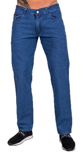 Pantalon Jean Recto Clasico Hombre Talle 48-54