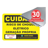 30 Placas Geração Própria De Energia 25x18 Chapa Galvanizada