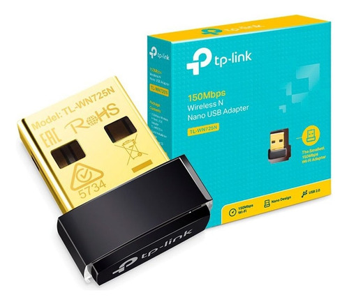 Adaptador Wifi Tp Link Tl-wn725n Nano Usb Wireless 150mbps